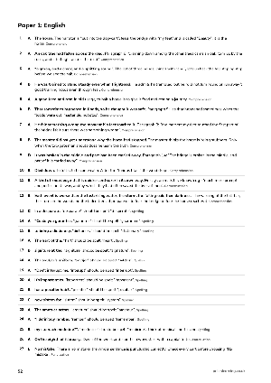Sample page: Answers with explanations